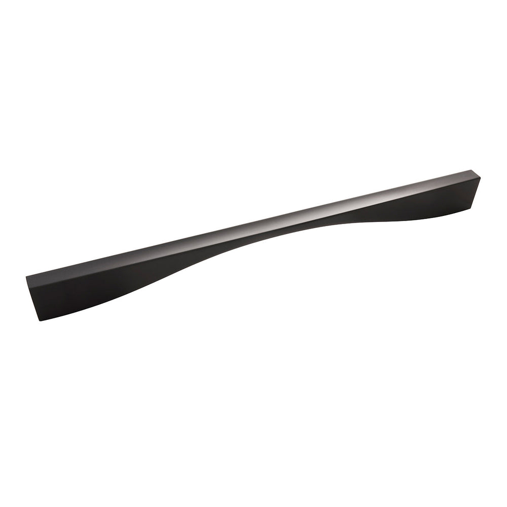 Channel Pull 12 Inch Center to Center Matte Black