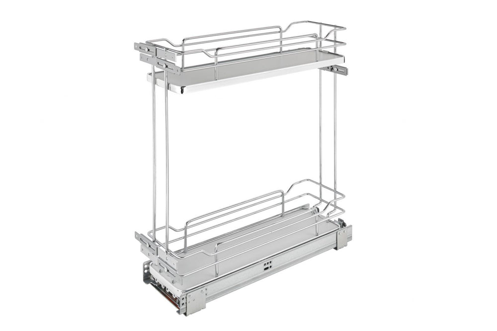 Euro Pullout 9.5'' Two Tier Shelf Organizer CHR