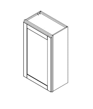 Platinum Grey 21 in. Wide x 12 in. Deep x 30 in. Tall - Wall Shaker Cabinet
