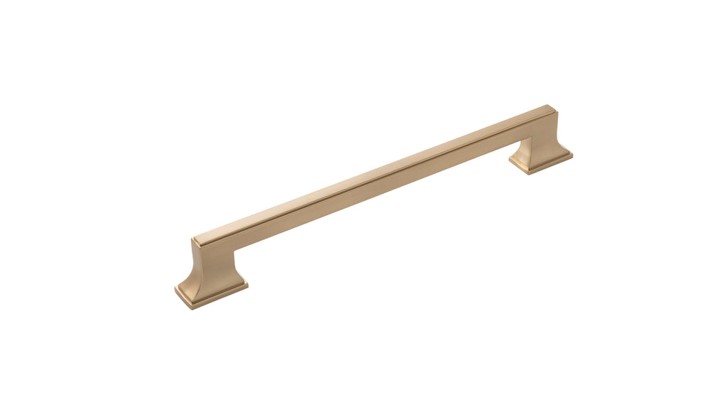 Brownstone Appliance Pull 12 Inch Center to Center Champagne Bronze Finish