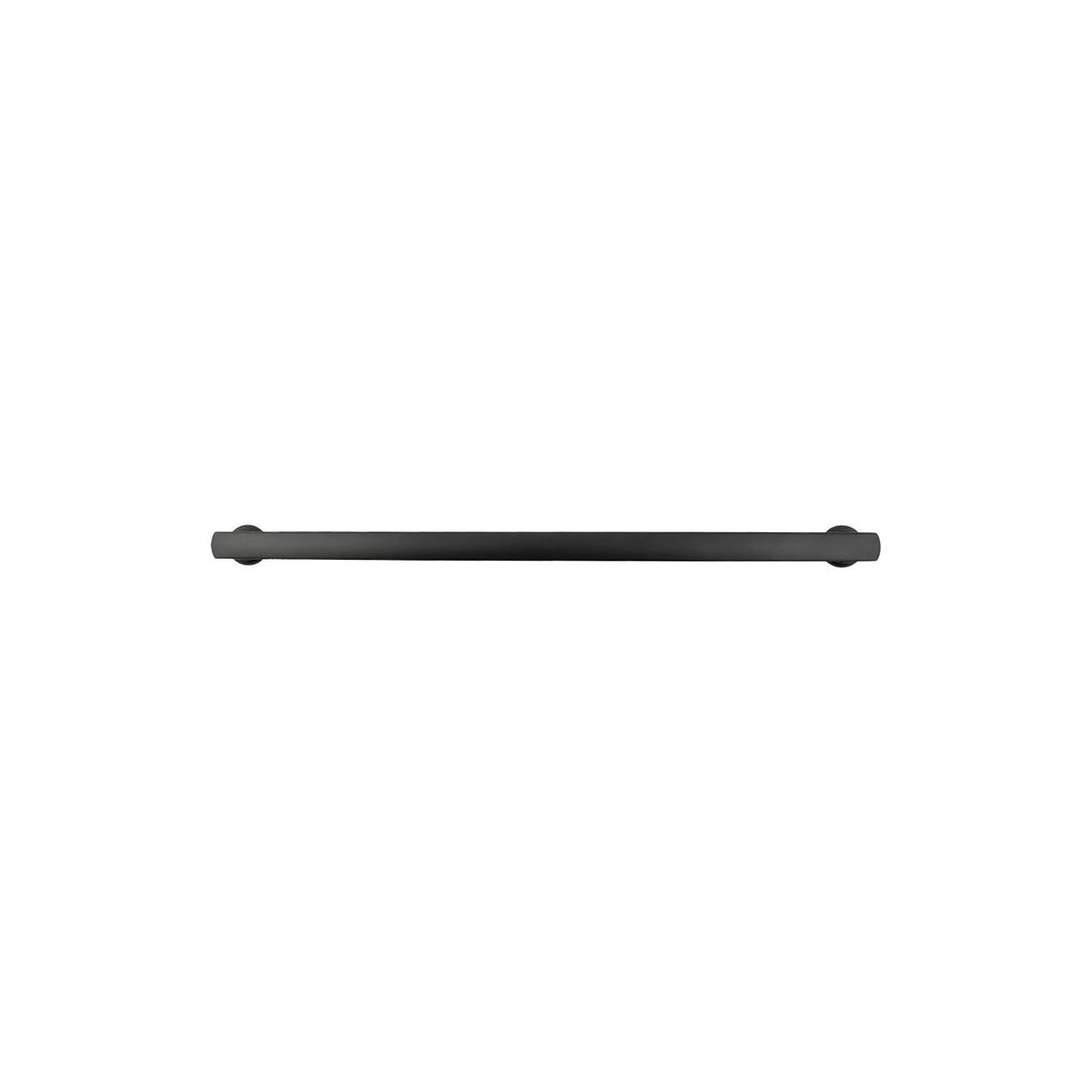 American Diner Pull 12 Inch Center to Center Matte Black Finish