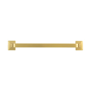 Forge Pull 7-9/16 Inch (192mm) Center to Center Brushed Golden Brass
