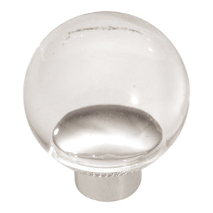 Crystal Palace Knob 1-3/16 Inch Diameter Lucite