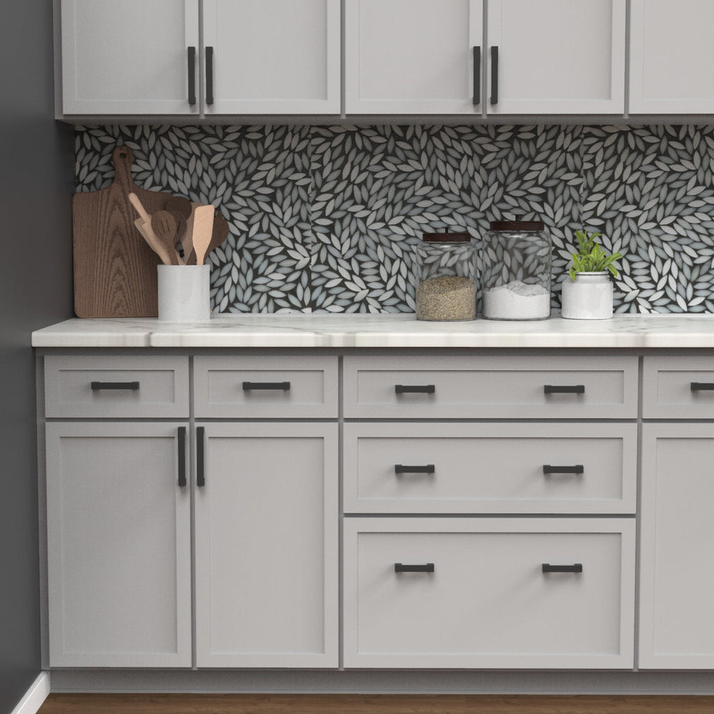 Worthington Platform Pull 5-1/16 Inch (128mm) Center to Center Matte Black Finish (10 Pack)