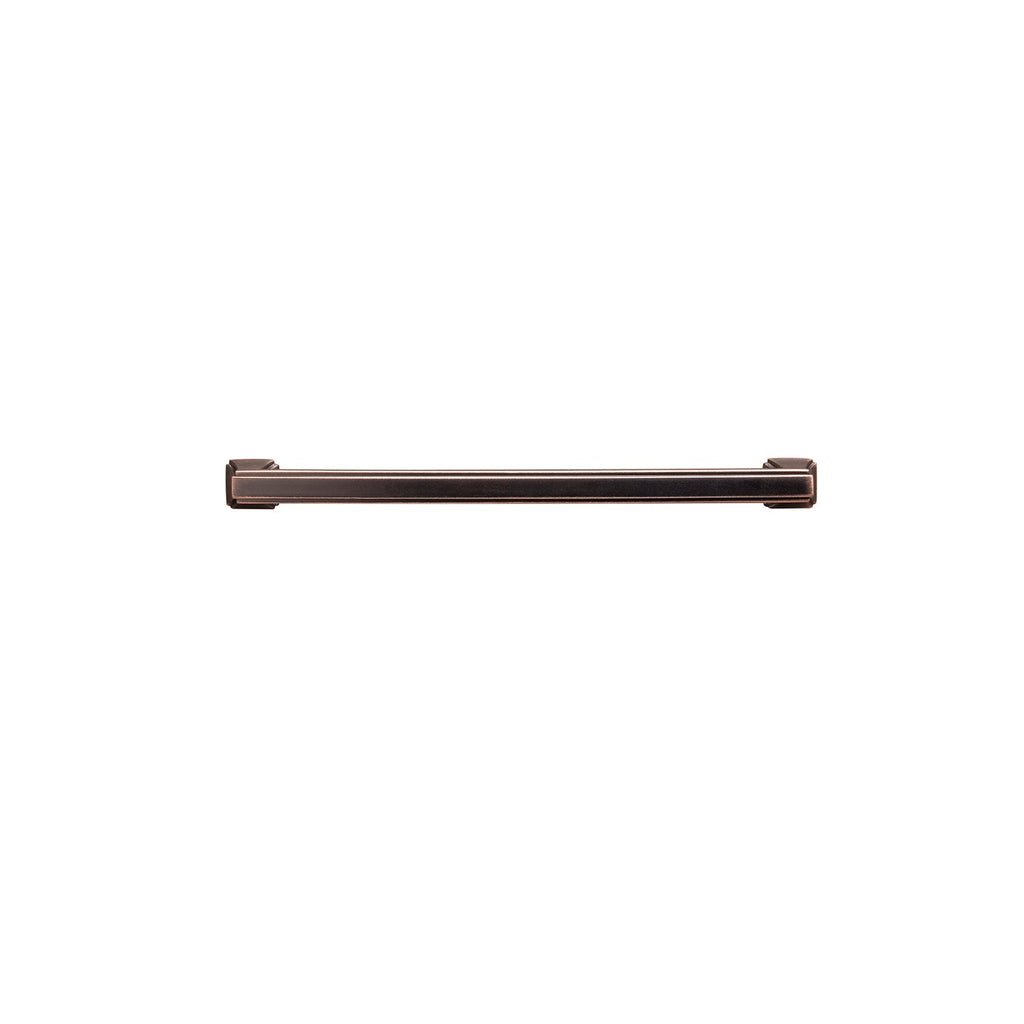 Bridges Pull 7-9/16 Inch (192mm) Center to Center Oil-Rubbed Bronze Highlighted Finish