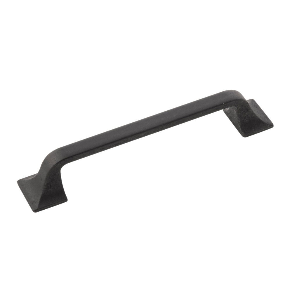 Forge Pull 5-1/16 Inch (128mm) Center to Center Black Iron