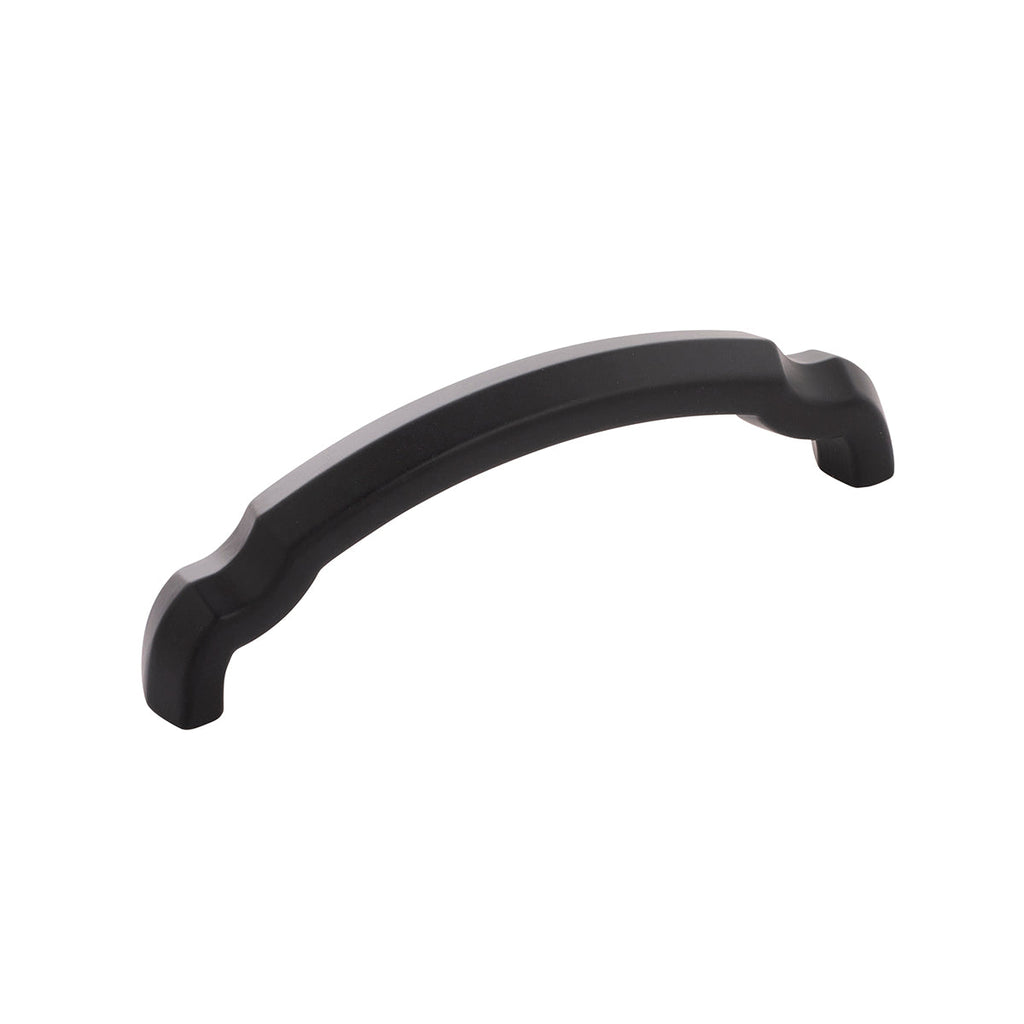 Veranda Pull 3-3/4 Inch (96mm) Center to Center Matte Black Finish