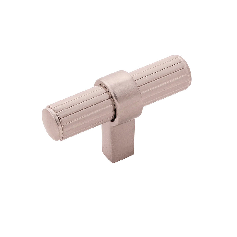 Sinclaire T-Knob 2-3/8 Inch x 3/4 Inch Satin Nickel