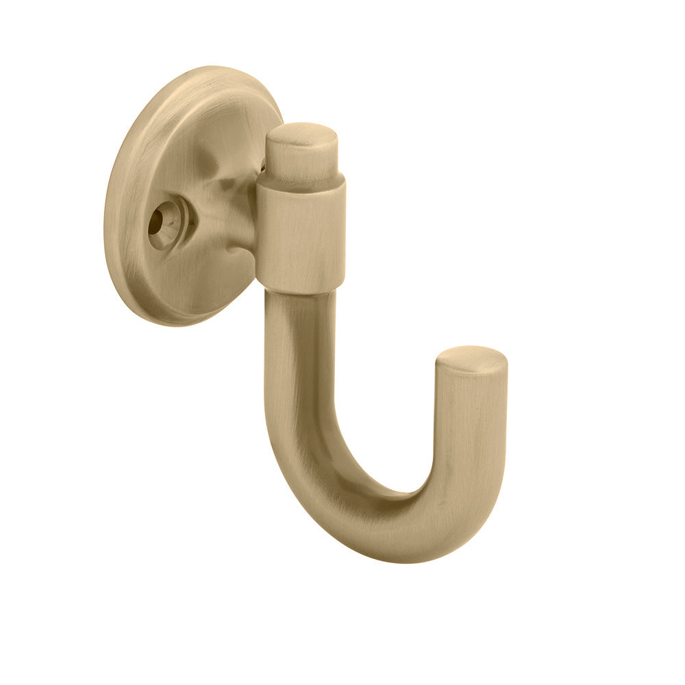 Piper Hook 1-1/8 Inch Center to Center Champagne Bronze Finish