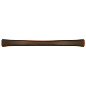 Euro-Contemporary Pull 5-1/16 Inch (128mm) Center to Center Oil-Rubbed Bronze Highlighted