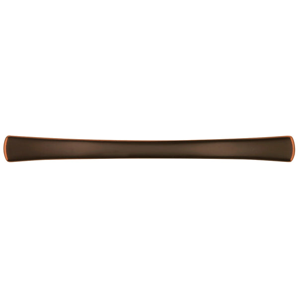 Euro-Contemporary Pull 5-1/16 Inch (128mm) Center to Center Oil-Rubbed Bronze Highlighted