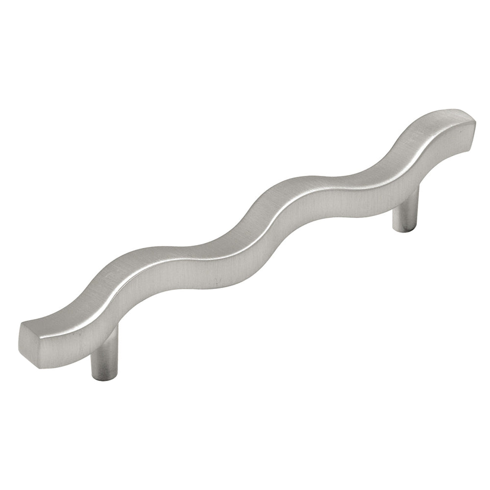 Metropolis Pull 5-1/16 Inch (128mm) Center to Center Satin Nickel