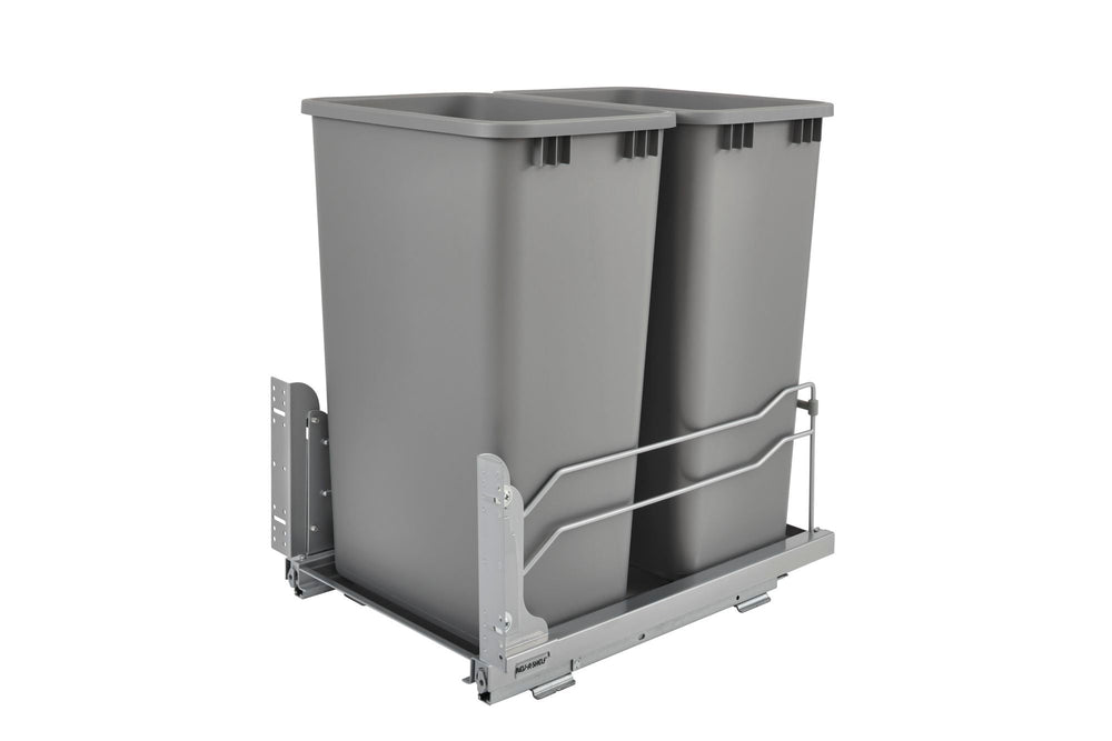 Euro Pullout Waste Basket FH B18 Double