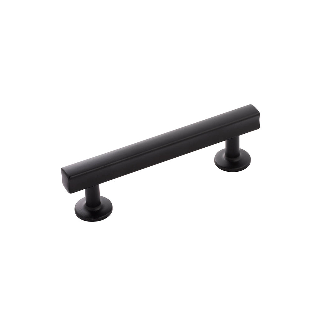 Woodward Pull 3-3/4 Inch (96mm) Center to Center Matte Black Finish