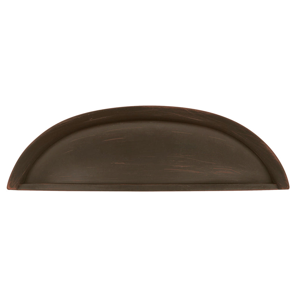 Cottage Cup Pull 3 Inch Center to Center Vintage Bronze Finish