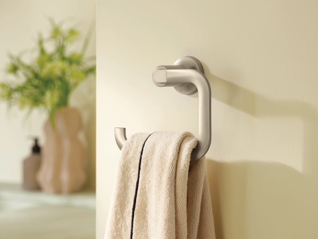 MOEN® Zyla™  Brushed Nickel Towel Ring