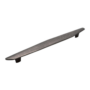Pebble Appliance Pull 18 Inch Center to Center Black Nickel Vibed