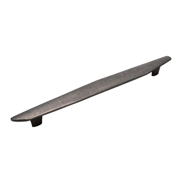 Pebble Appliance Pull 18 Inch Center to Center Black Nickel Vibed