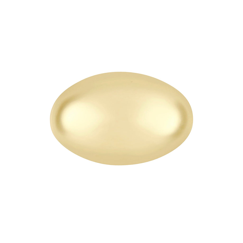Williamsburg Knob 1-1/4 Inch X 13/16 Inch Polished Brass Finish