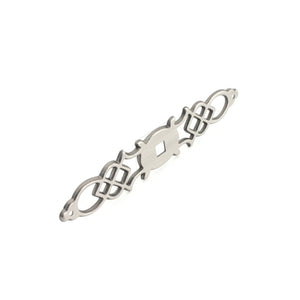 Manor House Backplate 5-1/2 Inch x 1 Inch Silver Stone