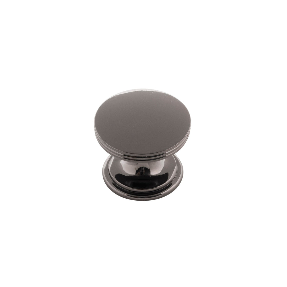 American Diner Knob 1-3/8 Inch Diameter Black Nickel