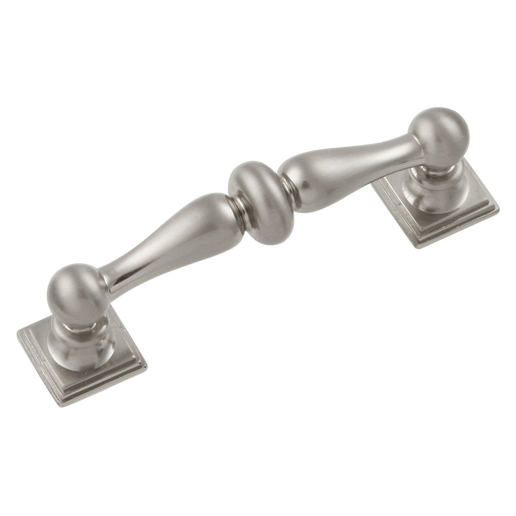 Somerset Pull 3 Inch Center to Center Satin Nickel Finish