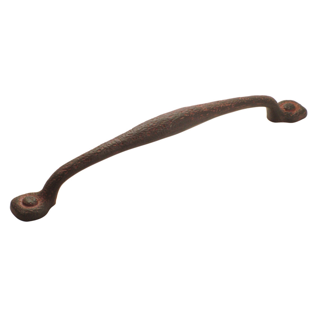 Refined Rustic Appliance Pull 12 Inch Center to Center Rustic Iron Finish