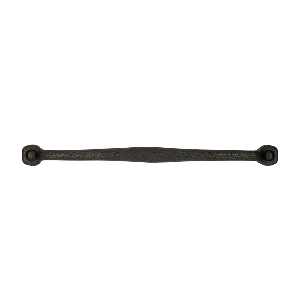 Refined Rustic Appliance Pull 18 Inch Center to Center Black Iron Finish