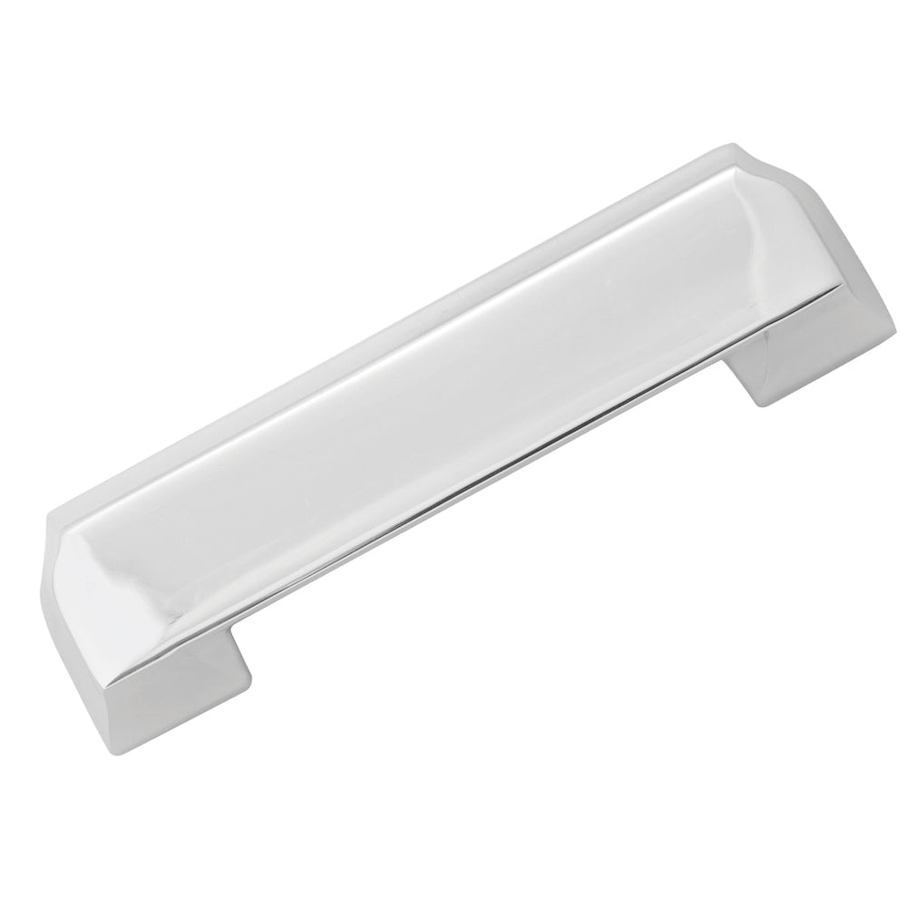 Studio II Cup Pull 3 Inch, 3-3/4 Inch (96mm) & 5-1/16 Inch (128mm) Center to Center Polished Nickel