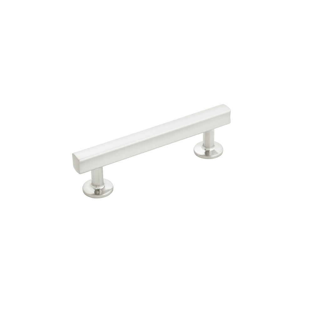 Woodward Pull 3-3/4 Inch (96mm) Center to Center Satin Nickel