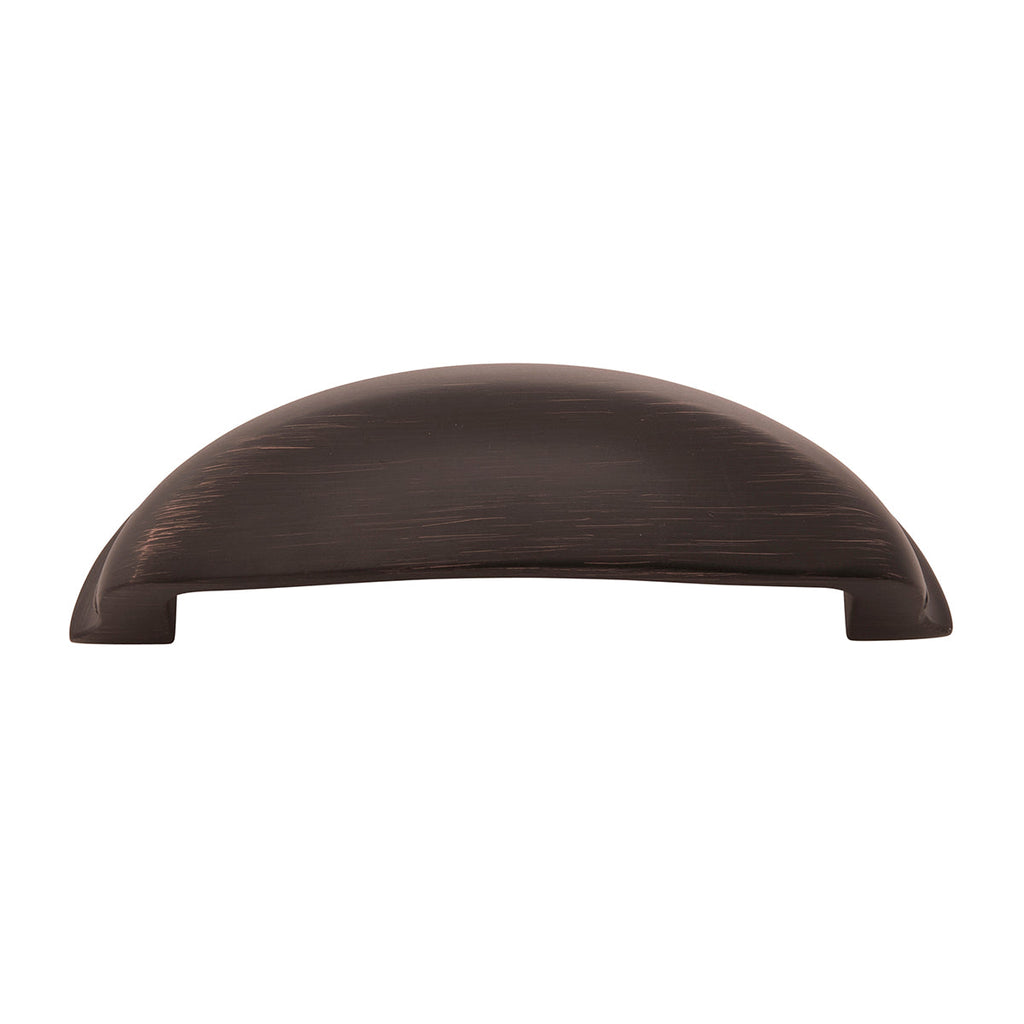 Fuller Cup Pull 3-3/4 Inch (96mm) Center to Center Vintage Bronze Finish