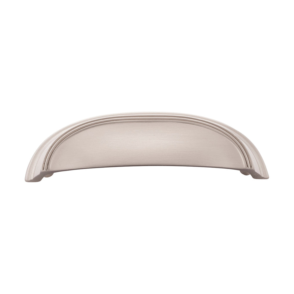 American Diner Cup Pull 3 Inch & 3-3/4 Inch (96mm) Center to Center Satin Nickel