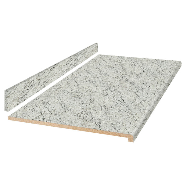 White Ice Granite 10' Backsplash