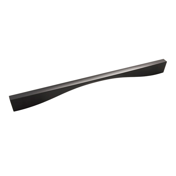 Channel Pull 12 Inch Center to Center Matte Black