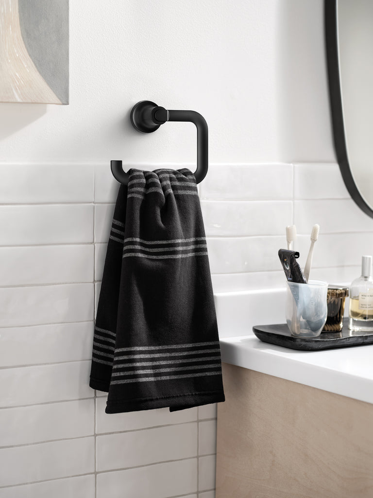 MOEN® Zyla™  Matte Black Towel Ring