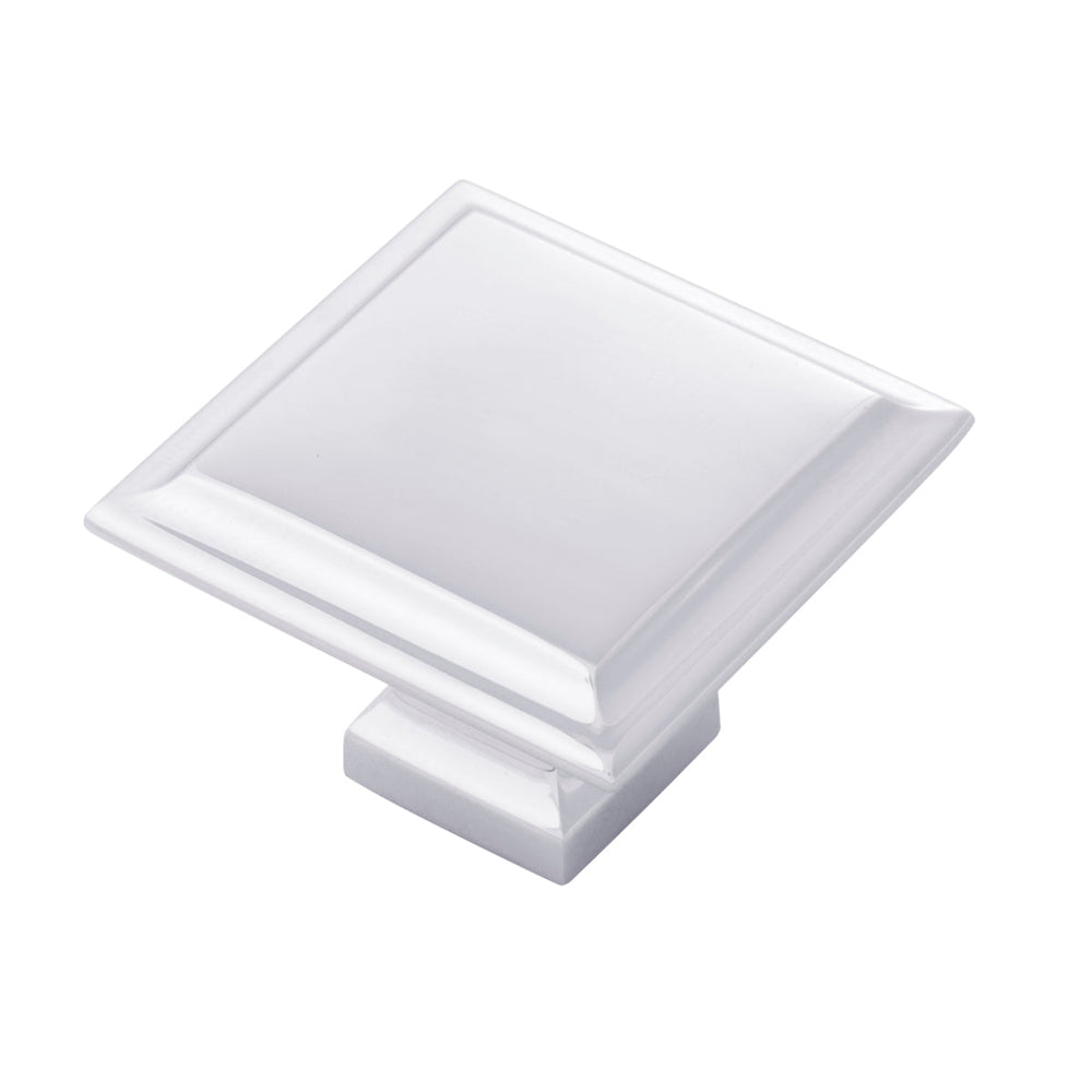 Studio II Knob 1-1/2 Inch Square Chrome