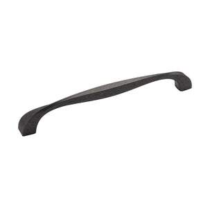 Twist Pull 7-9/16 Inch (192mm) Center to Center Black Iron