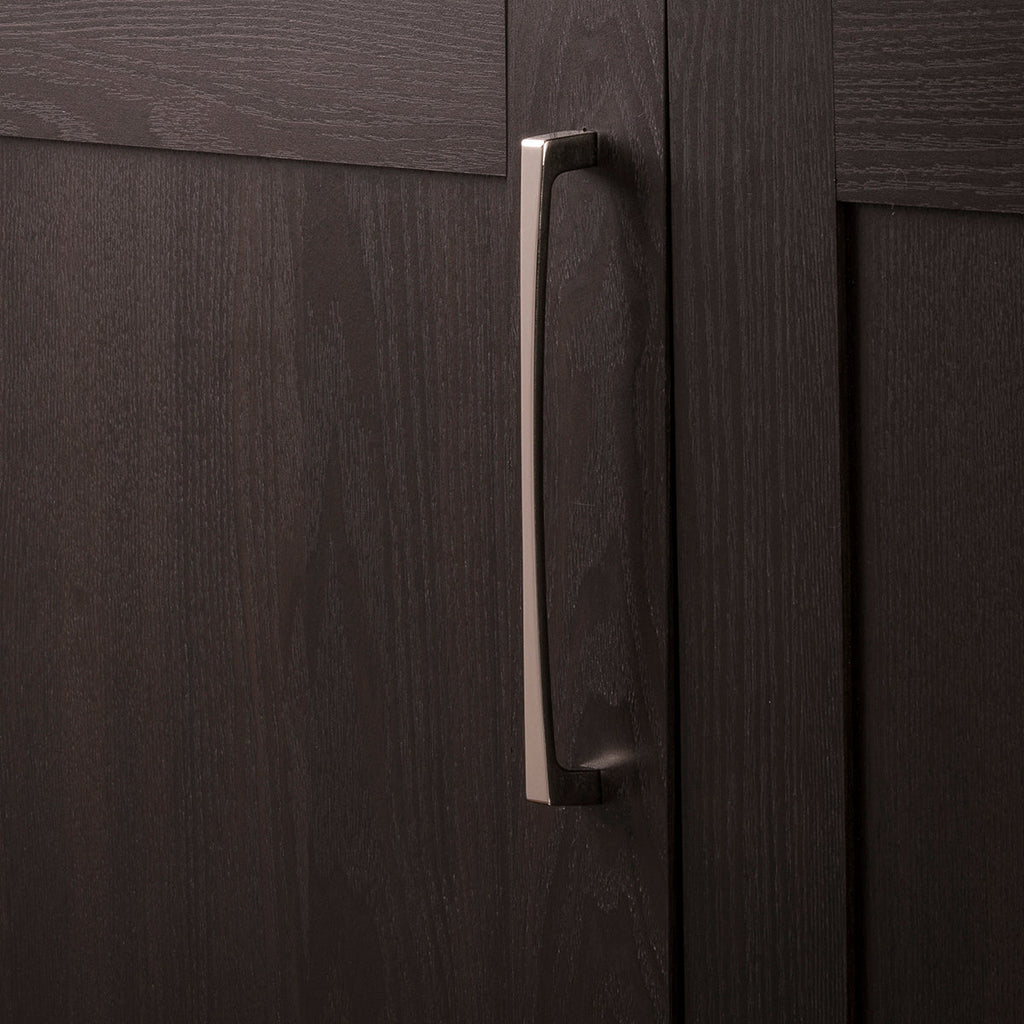 Rochester Pull 8 Inch Center to Center Polished Nickel Finish