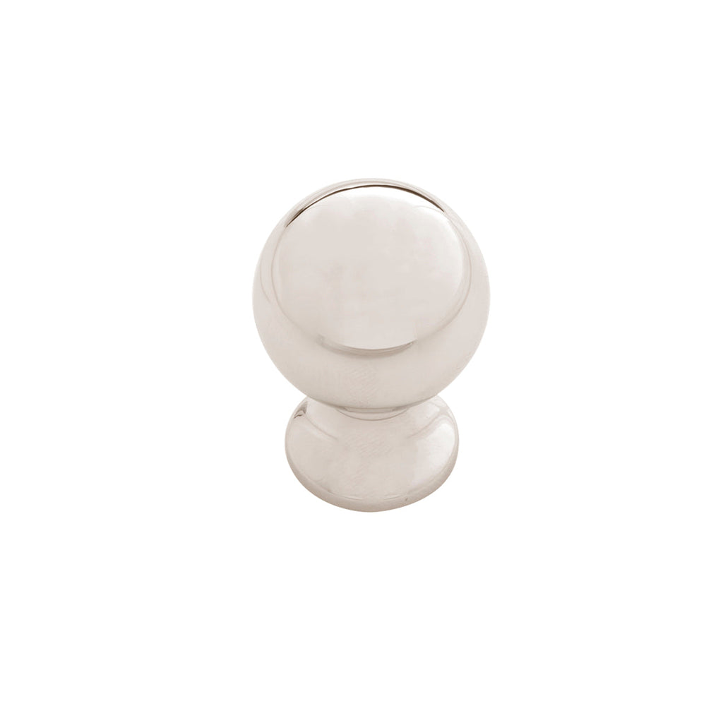 Fuller Knob 1 Inch Diameter Polished Nickel Finish