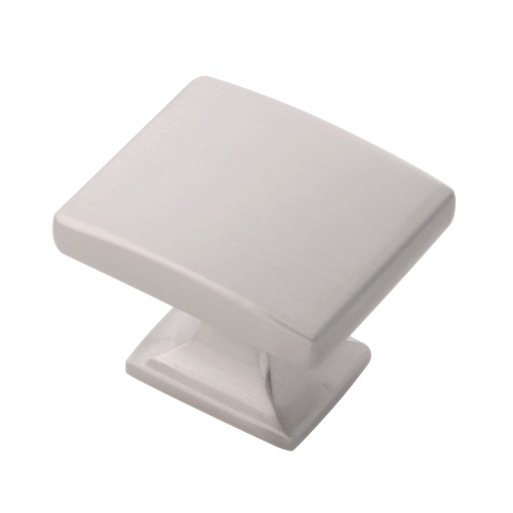Forge Knob 1-7/16 Inch X 1-1/4 Inch Satin Nickel