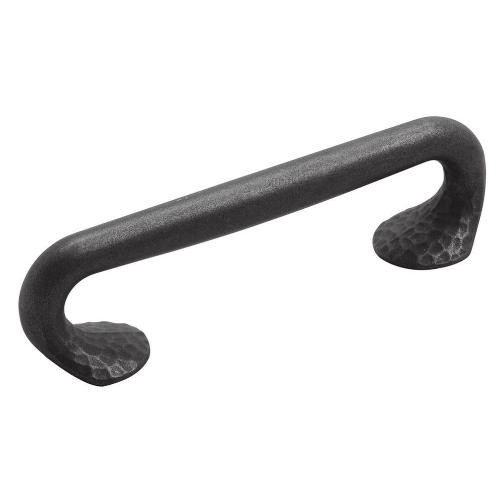 Craftsman Pull 3-3/4 Inch (96mm) Center to Center Black Iron