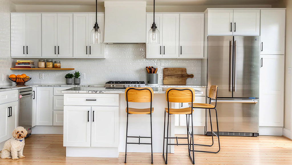 Builder's Pride White Shaker Cabinet Sample