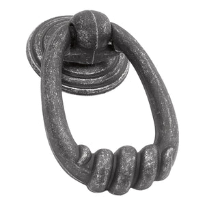 Manchester Ring Pull 2-1/8 Inch x 1-1/2 Inch Vibra Pewter