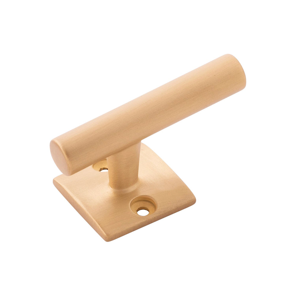 Bar Pulls Signature Hook 7/8 Inch Center to Center Brushed Golden Brass