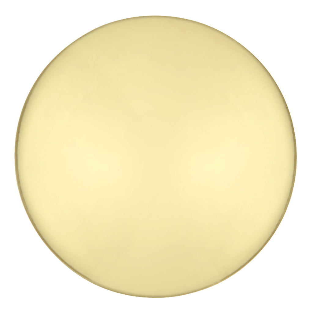 Conquest Knob 1-1/8 Inch Diameter Polished Brass Finish