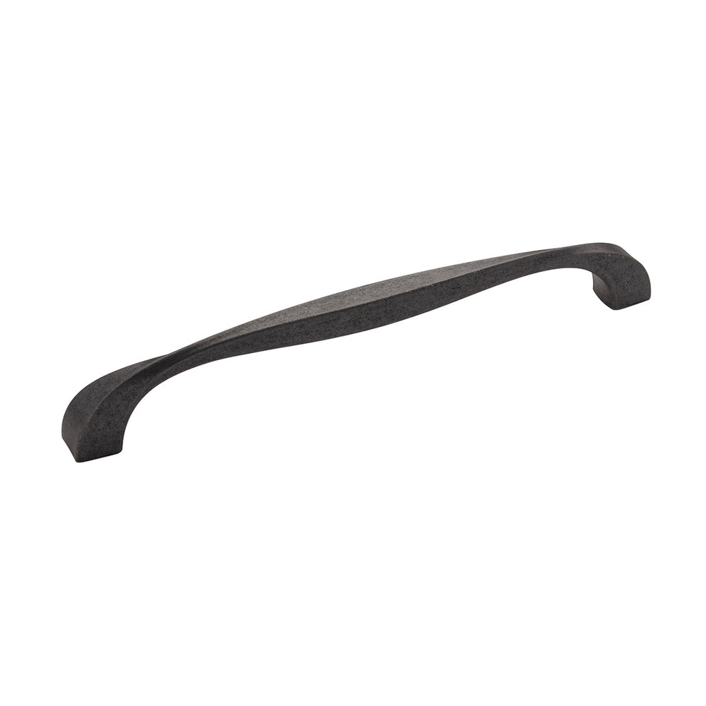 Twist Pull 7-9/16 Inch (192mm) Center to Center Black Iron