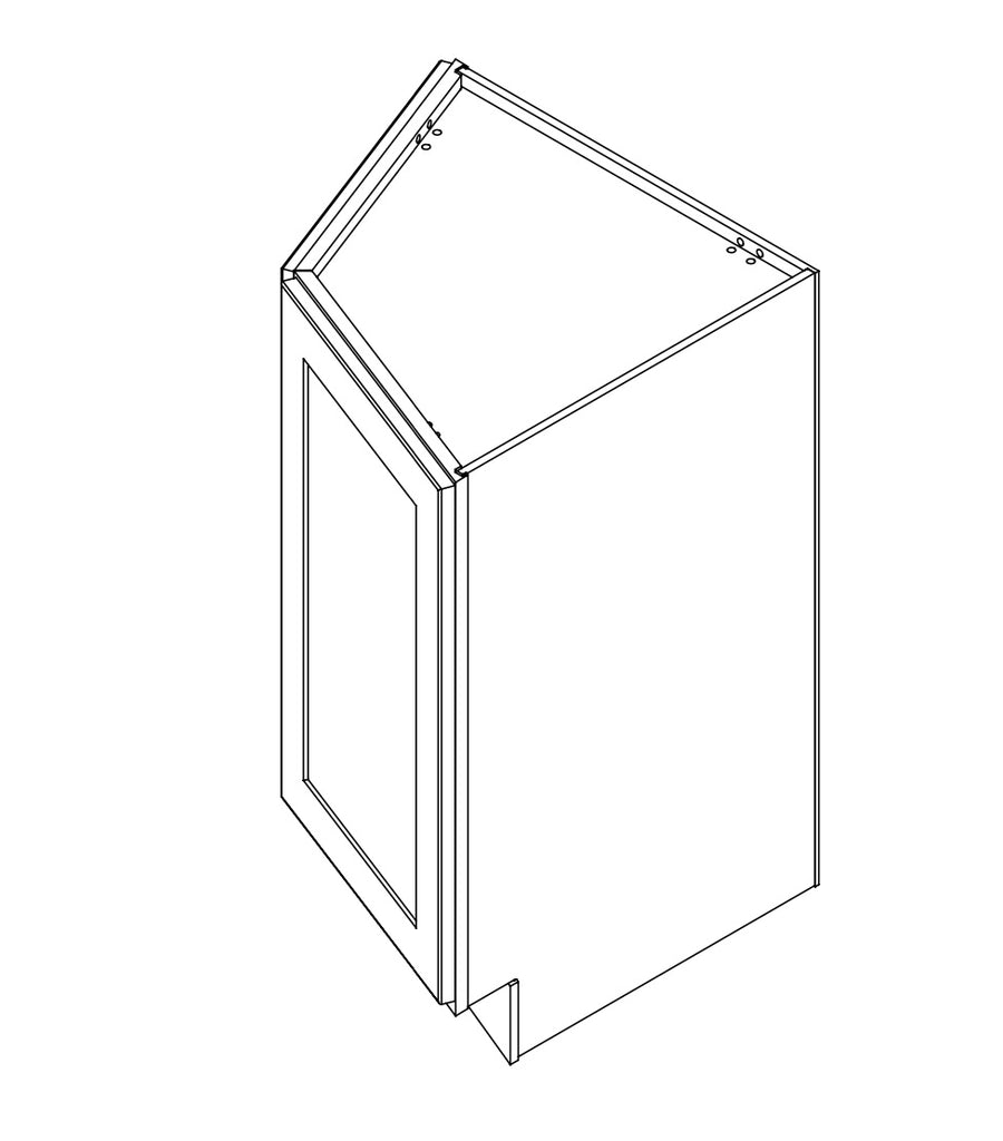 Spring Hill Hickory Shaker 12 in. Base Angle Cabinet