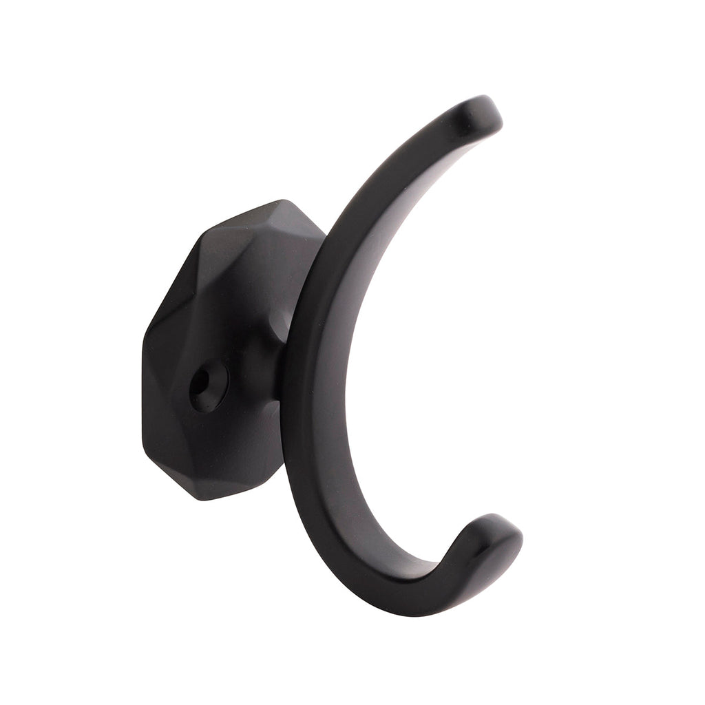 Karat Hook 1-1/4 Inch Center to Center Matte Black Finish