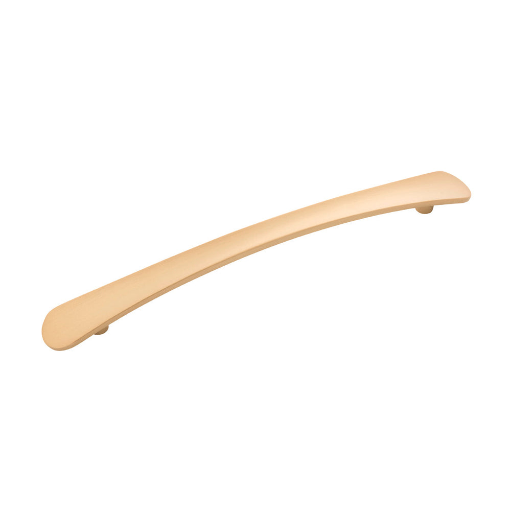 Vale Pull 7-9/16 Inch (192mm) Center to Center Brushed Golden Brass