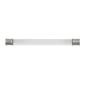 Midway Pull 7-9/16 Inch (192mm) Center to Center Crysacrylic with Satin Nickel